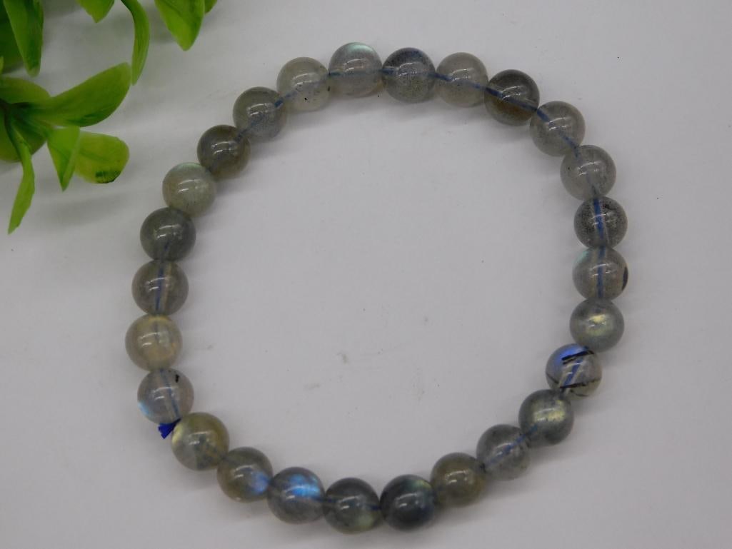 Beaded Stretch Bracelet ROCK STONE LAPIDARY SPECIMEN (1 of 2)
