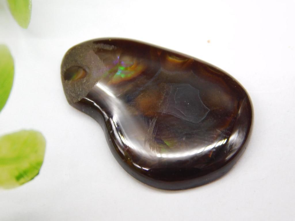 BOULDER OPAL ROCK STONE LAPIDARY SPECIMEN: BOULDER OPAL ROCK STONE LAPIDARY SPECIMEN