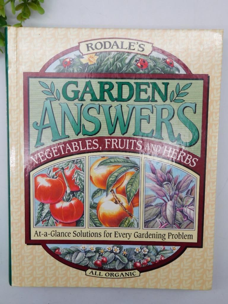 Rodales Garden Answers: Vegetables, Fruits, and Herbs Book: Published by Rodale Press, Inc., copyright 1995 | Comprehensive guide focused on vegetables, fruits, and herbs | Provides at-a-glance solutions for common gardening challenges | Features all-organic g