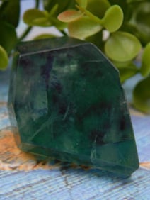 Green and Purple Fluorite Specimen ROCK STONE LAPIDARY SPECIMEN