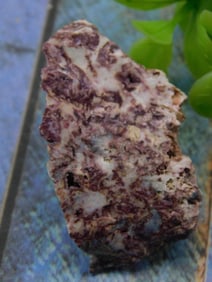 Purple and White Stone Specimen ROCK STONE LAPIDARY SPECIMEN