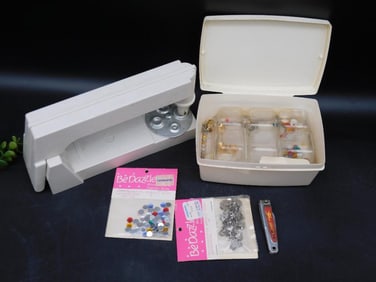 Vintage BeDazzler Craft Tool With Accessories