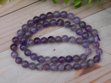 Purple Amethyst Beads ROCK STONE LAPIDARY SPECIMEN