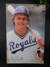 George Brett 7UP Promotional Poster