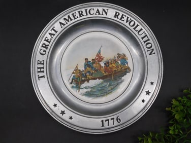 The Great American Revolution 1776 Commemorative Plate