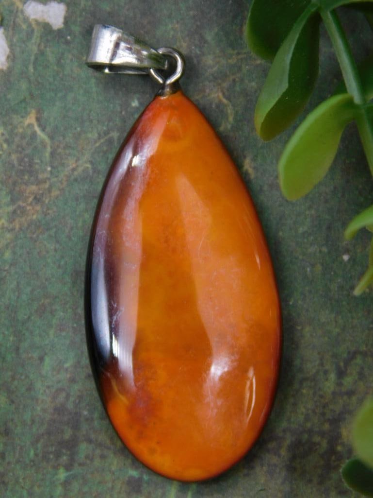 Hatmans Eclipse Agate Pendant Rock Stone Lapidary Specimen: Hatmans Eclipse Agate Pendant Rock Stone Lapidary Specimen