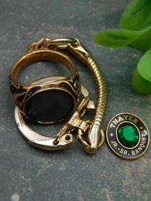 Thayer Ring and Keychain Memorabilia