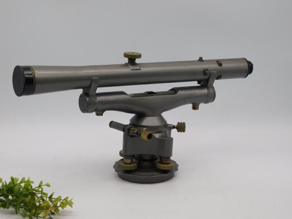 Brunson Surveyor Transit Level with Wooden Case: Brunson Surveyor Transit Level with Wooden Case