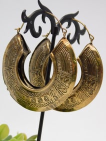Large Fashion Hoop Earrings