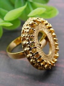 Gold-tone Ring Setting