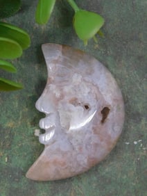 Stone Crescent Moon Rock Stone Lapidary Specimen