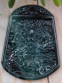 Carved Jade Rock Stone Lapidary Specimen