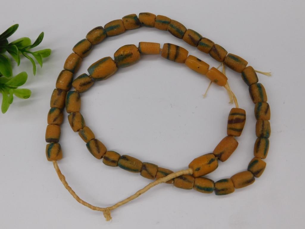 African Trade Beads Rock Stone Lapidary Specimen: African Trade Beads Rock Stone Lapidary Specimen
