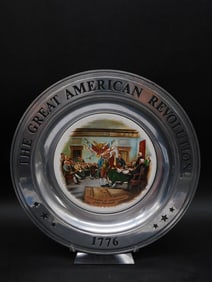 The Great American Revolution 1776 Commemorative Plate