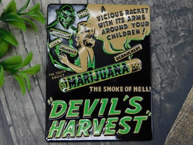 Devils Harvest Metal Magnet