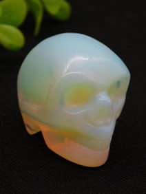 Opalite Skull Rock Stone Lapidary Specimen