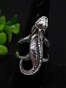 Lizard Design Ring, Size 9