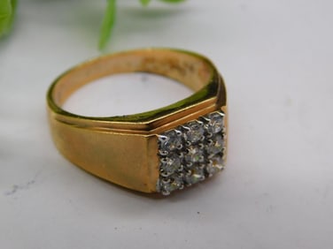 Sterling Silver Fashion Ring Rock Stone Lapidary Specimen