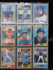 Vintage Topps Baseball Cards in Sleeve