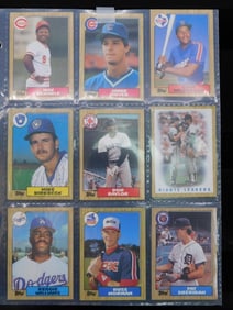 Vintage Baseball Trading Cards in Sleeve