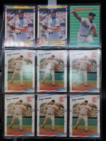 Roger Clemens Baseball Cards in Vinyl Sleeve