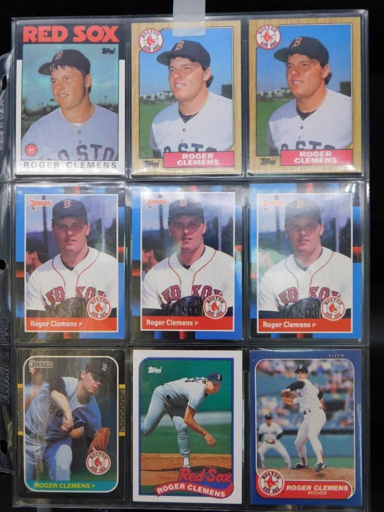 Roger Clemens Baseball Trading Cards (1 of 2)