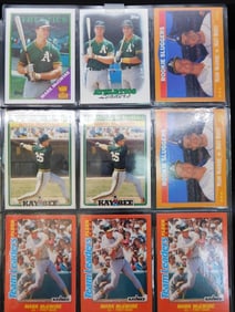 9 Mark McGwire Baseball Cards Assorted Years