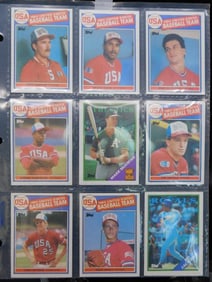Baseball Trading Cards in Sleeve