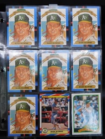 Baseball Trading Cards Lot Featuring Mark McGwire