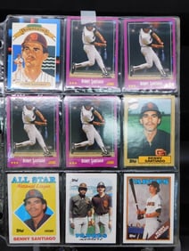 Baseball Cards Featuring Benny Santiago