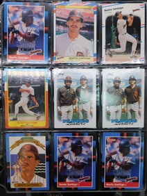 1980s and 1990s Baseball Cards in Binder