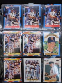 Baseball Cards Featuring Will Clark