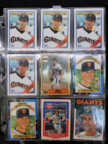 Vintage Baseball Cards in Sleeve