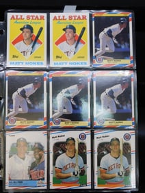 Baseball Trading Cards in Protective Sleeve