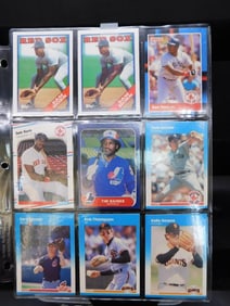 Baseball Trading Cards in Plastic Sleeve