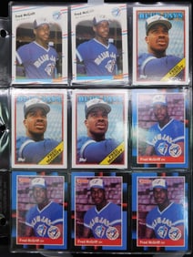 Baseball Cards Featuring Fred McGriff Collection