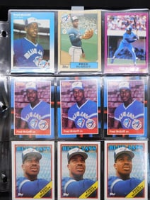 Fred McGriff Baseball Cards in Sleeve