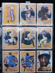 Baseball Heroes Collector Cards in Sleeve