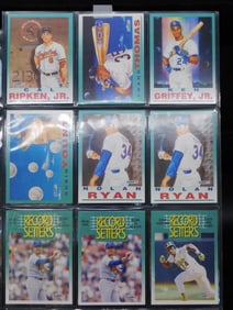 Topps Baseball Cards Featuring Notable Players