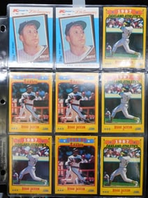 Baseball Cards Featuring Reggie Jackson