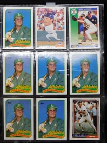 Baseball Cards Featuring Various Players