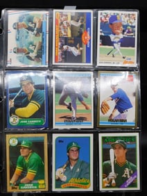 Baseball Cards Featuring Various Players