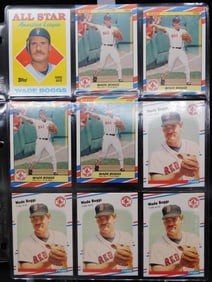 Baseball Cards Featuring Wade Boggs