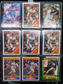 Baseball Trading Card Lot Featuring Multiple Players