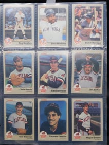 1984 Topps Baseball Card Collection in Sheet Protector