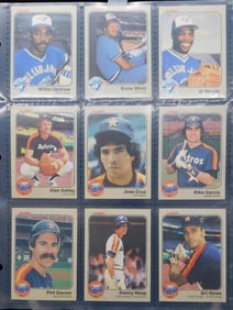 Baseball Cards in Protective Sleeves