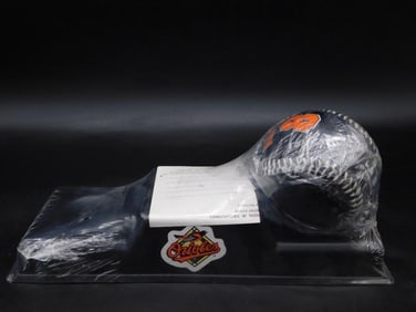 Baltimore Orioles Baseball Memorabilia Display
