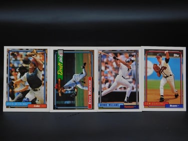 4 Baseball Player Trading Cards
