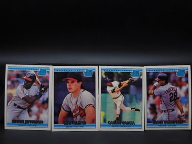 1992 Donruss Baseball Cards Set of Four