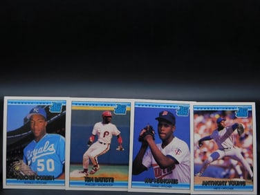 4 1992 Topps Baseball Trading Cards